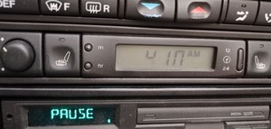 Digitaluhr für Jaguar X300 XJ6 XJ12 Uhr Reparatur , Display + Mikroschalter