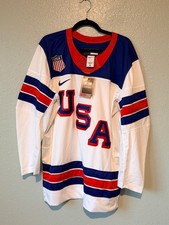 NEW NIKE TEAM USA 2026 OLYMPIC HOCKEY JERSEY BLANK WHITE 1960 MULTIPLE SIZES
