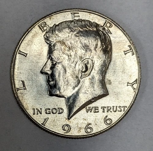 1966 Kennedy Silver Half Dollar UNC