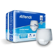 Attends Disposable Underwear Medium Moderate 80 Ct