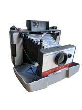 Polaroid Land Camera Automatic 104 Gray Vintage Folding Instant Camera