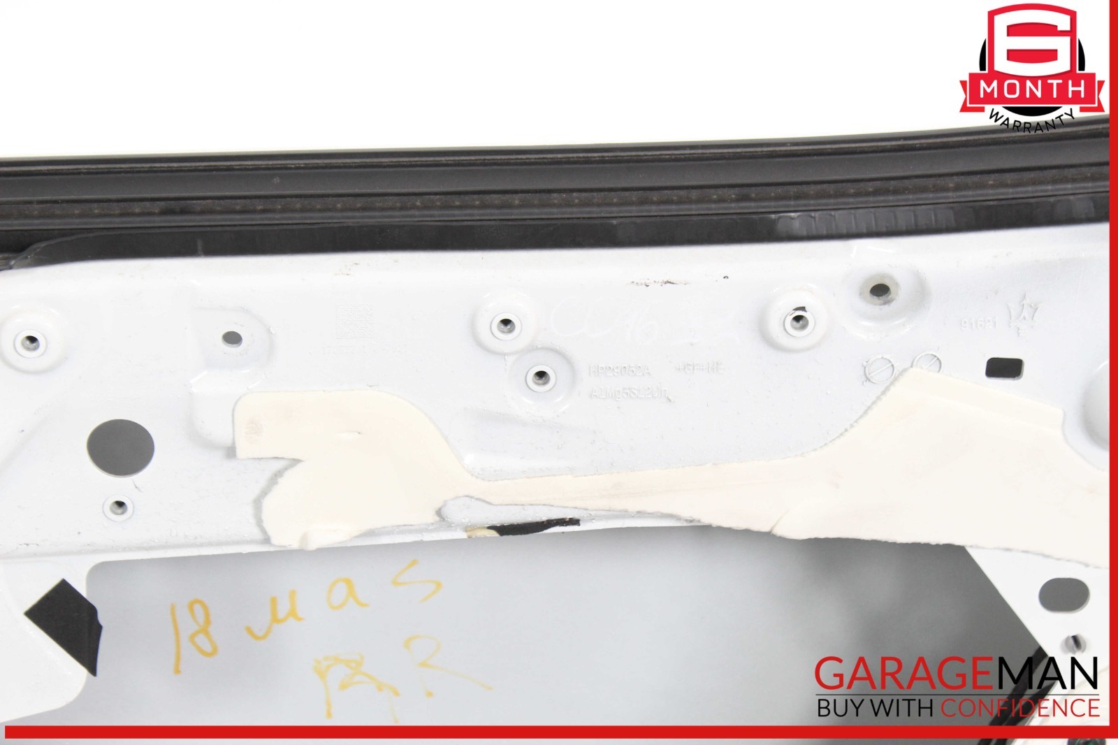 17-22 Maserati Levante M161 Rear Right Passenger Side Door Shell White OEM