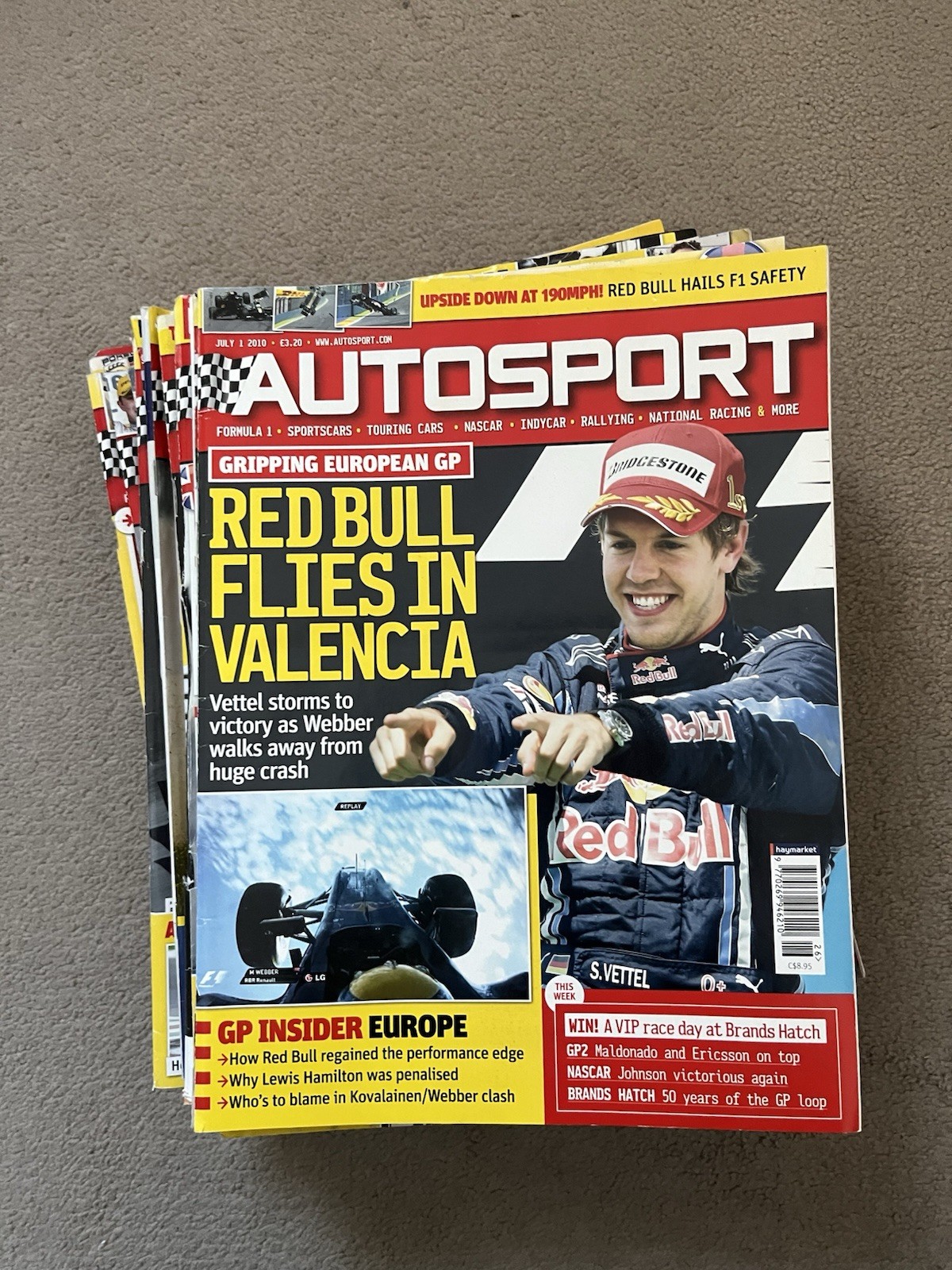 Giant Joblot Bundle Of Autosport Magazine July To December 2010