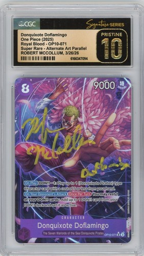 Donquixote Doflamingo (Parallel) graded CGC 10 for sale on eBay
