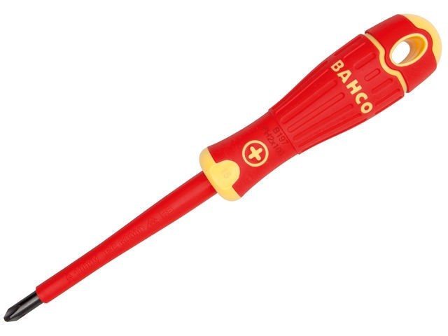 Bahco BAHCOFIT Insulated Screwdriver Phillips Tip PH1 x 80mm BAH197001080 - Image 3