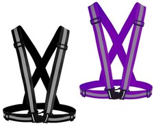 High Visibility Reflective Safety Vest 2Pack for Running, Cycling, Hiking