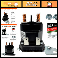 12V Starter Solenoid Kit for Cub Cadet XT1 XT2 RZT ZT1 LT1, Replaces MTD Troy Bi