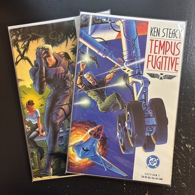 Tempus Fugitive Books 1 & 2 of 4, 1990 DC Comics