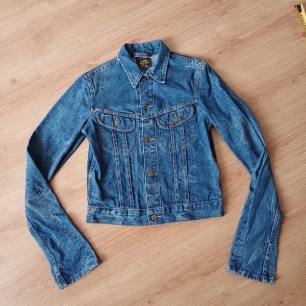 Women Lee Jacket Navy Denim 40