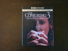 The Conjuring 3 The Devil Made Me Do It 4K UltraHD Blu-ray W/Slipcover