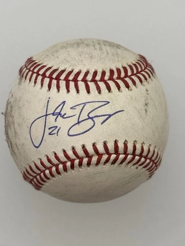 Jake Burger Autographed Official Major League Baseball