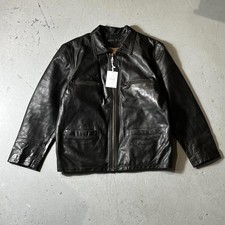 Redskins Black Vintage Leather Jacket 