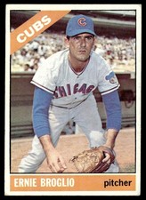 1966 Topps Ernie Broglio Chicago Cubs #423