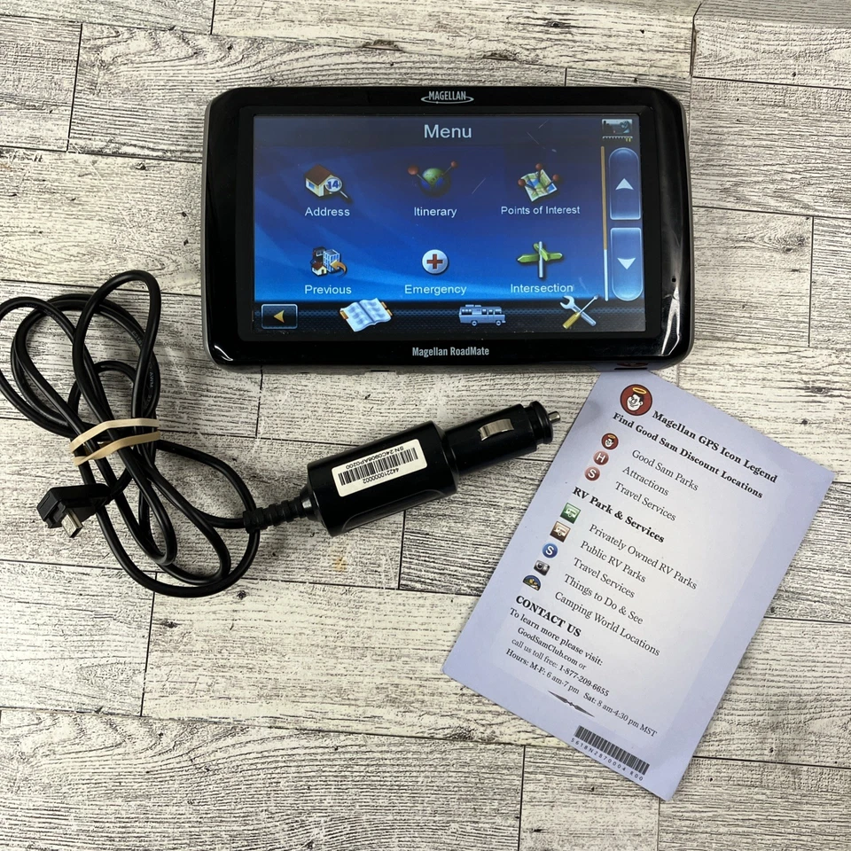 Magellan Roadmate RV 9165T-LM 7” BLUETOOTH GPS WORKING + Car Plug In Box - Image 2 of 4