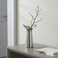 Edelstahl Vase minimalistisch & Design Blumenvase pflegeleicht