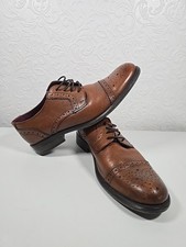 Clarks Mens Brogues Tan UK 6 Leather
