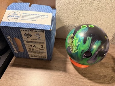 Brunswick Combat Hybrid 14 Lb Single Drill Bowling Ball | eBay