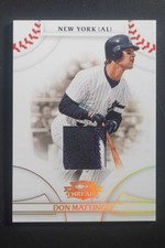 2008 Donruss Threads Don Mattingly Prime Patch Relic /10 New York Yankees DZ2279