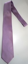 SOLID PURPLE SILK NECKTIE