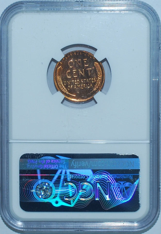 1950 NGC PR65RD CAM Cameo Red Proof Strike Lincoln Wheat Cent - Image 2 of 2