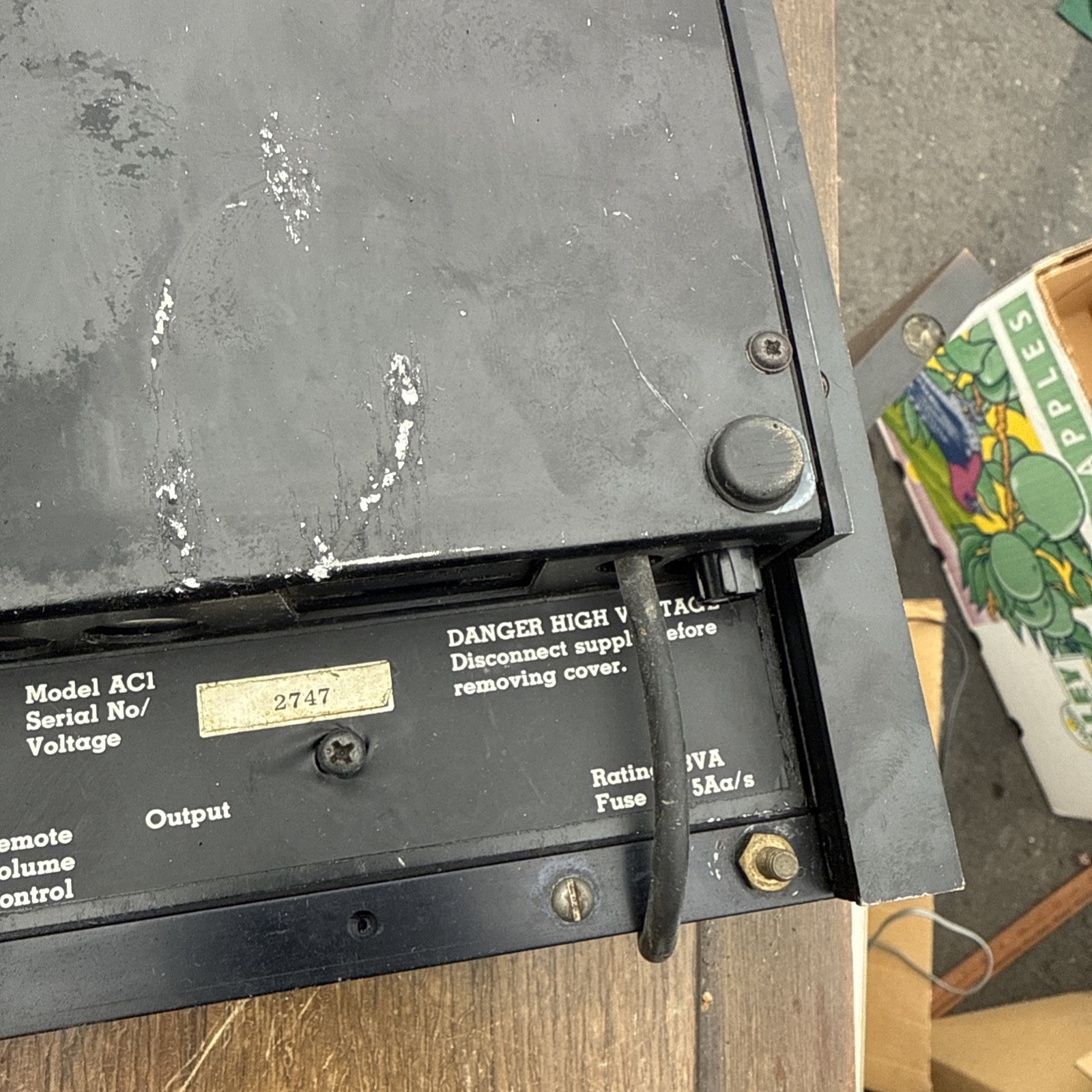 Vintage Lecson British AC1 Pre Amplifier Stereo Pre Amp Hifi Unit RARE Untested