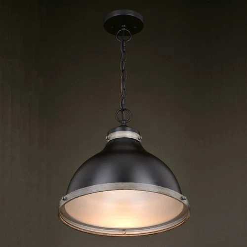 Vaxcel Lighting P0368 Sheffield 15"W Wood Pendant - New Bronze / Distressed Ash - Picture 10 of 12