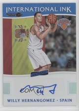 2016-17 Panini Aficionado Artist's Proof Bronze 39/49 Willy Hernangomez Auto 0q0