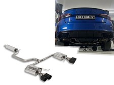  Duplex Sportauspuff-Komplettanlage Skoda Octavia RS TSI Typ NX je 2x100mm