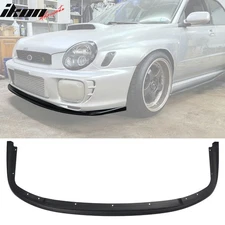 For 02-03 Subaru Impreza WRX Sedan OE Style Front Bumper Lip Spoiler Matte Black