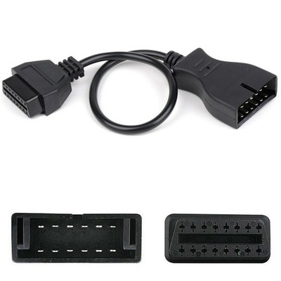 12 poliges OBD1 zu 16-poliges OBD2-Konverter-Adapterkabel für GM-Diagnosescanner