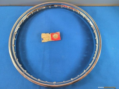 NOS Honda C105T C65 CD70 C50 1.2 x 17 Rim,Rearwheel 42701-001-050 Genuine OEM