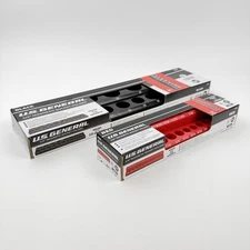 U.S. General Magnetic Socket Organizer  1/4” & 1/2” Drive Metric & SAE Christmas