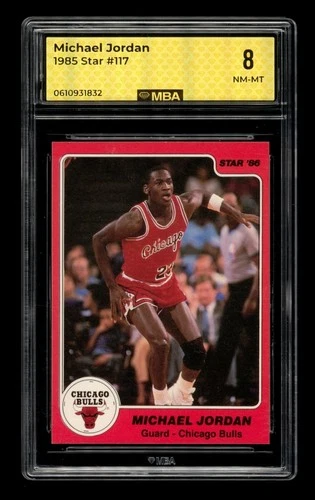 1985-86 Star Set-Break #117 Michael Jordan MBA 8 NM-MT