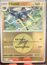 Pokémon Vikavolt Sv07: Stellar Crown 053/142 Uncommon Reverse Holo 160HP 240