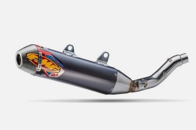FMF Racing 042402 Q4 Hex Slip-On Muffler AL/SS Kawasaki KX450 4-Stroke 2024-26