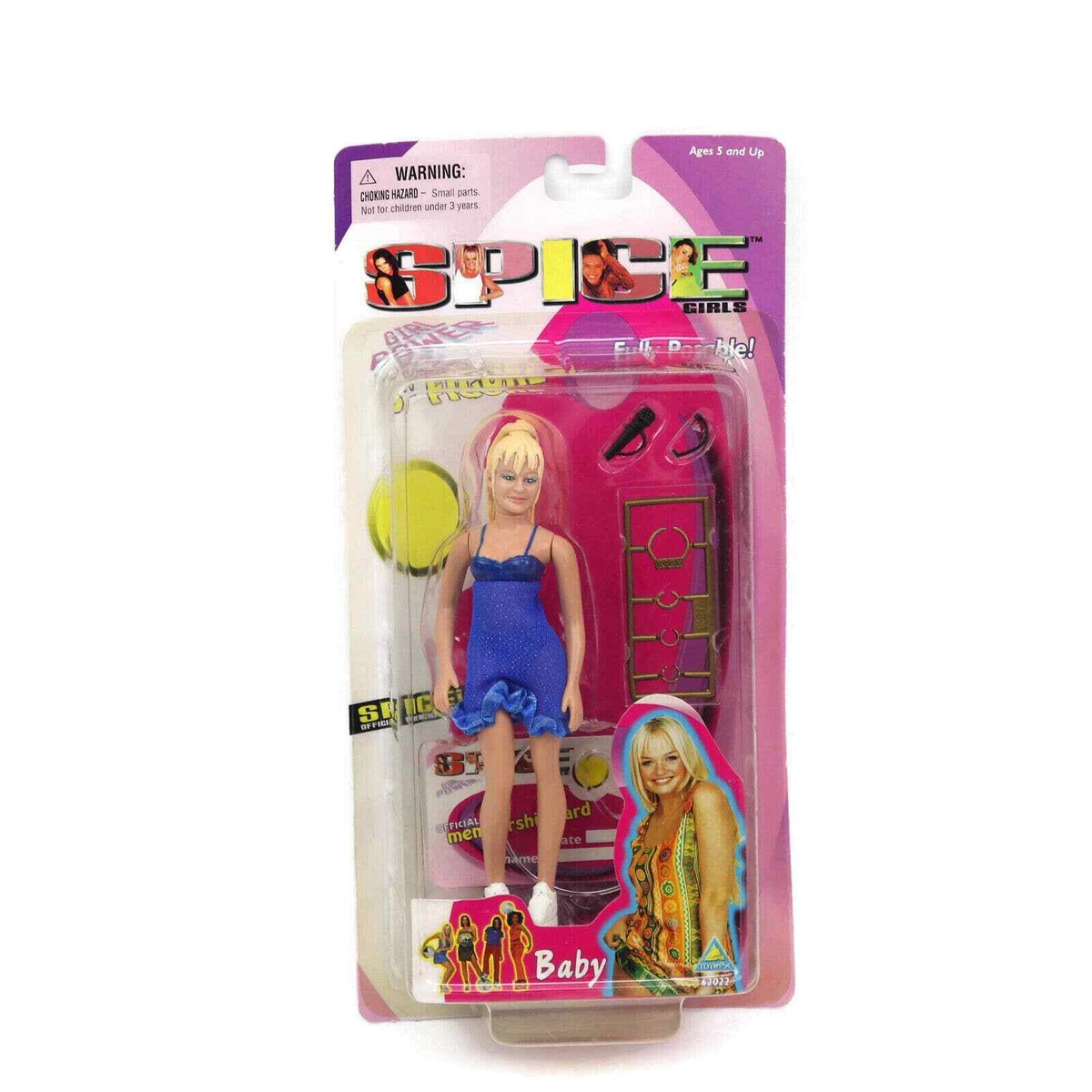 Lot De 5 Bustes Spice Girls 14cm - Figurines Vinyle Vintage 1998 (TB État)
