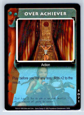 1999 Tomb Raider CCG - Over Achiever - Action - Common - #S071
