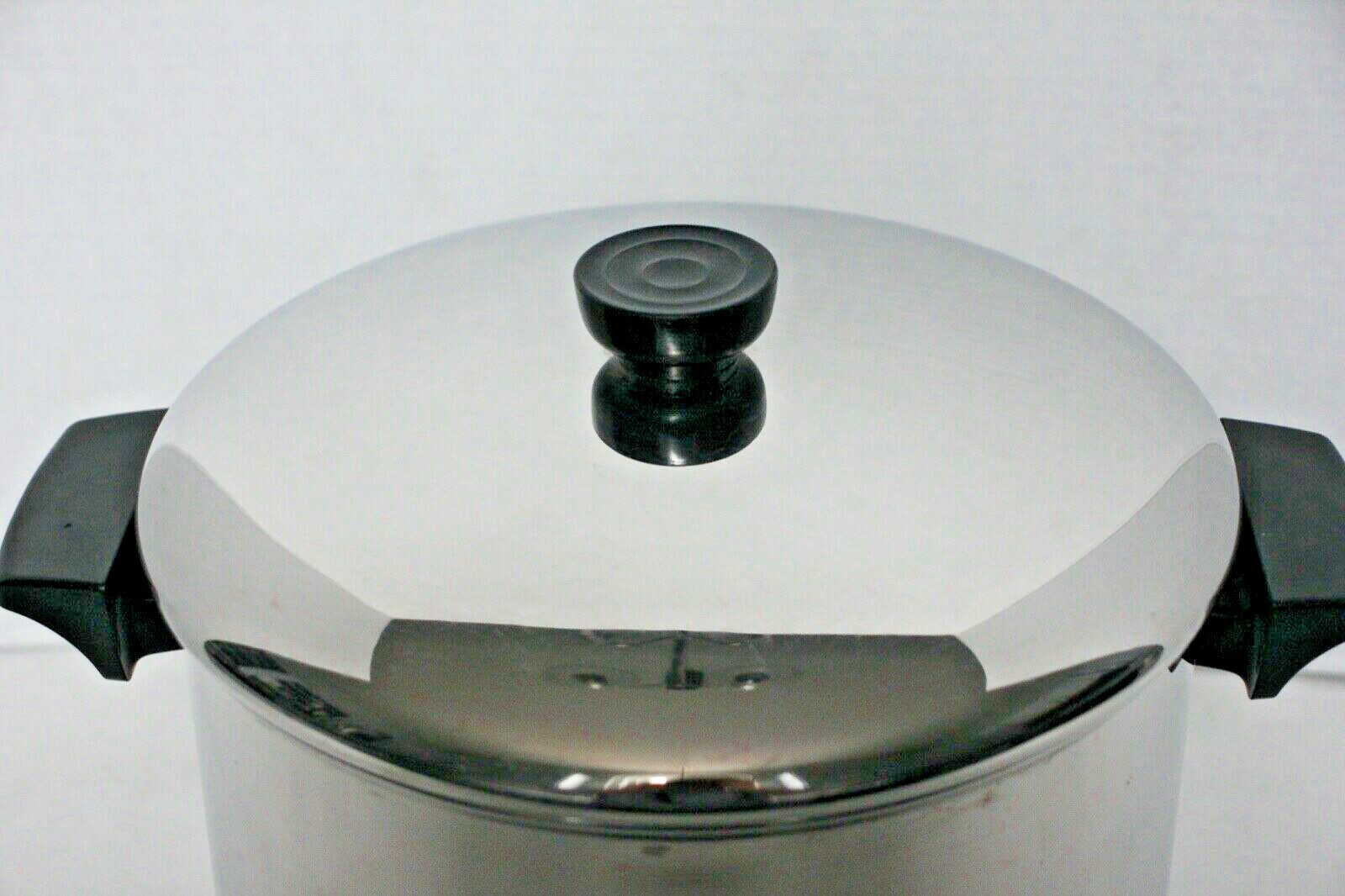 Rever Ware 8 Qt Stock Pot ALL Stainless Steel Clinton ILL Clean