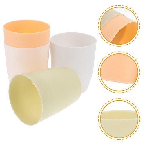 4 Pcs Reusable Water Cup Toothpaste Holder Child Toothbrush Container
