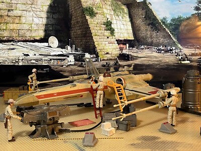 Yavin 4 Hanger Equipment and Han reward boxes for 3.75 '' figure Diorama