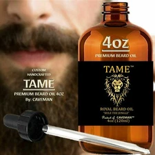 4oz Caveman™ Beard Growth Oil Men Mustache Barber Taming Grooming Style 18 Scent