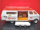 1970s Vintage Pressed Steel Tonka Emergency Rescue Ambulance w/ Gerney