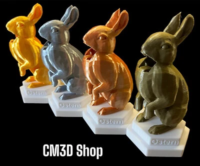 Osterhase, Erweiterung, kompatibel mit Ravensburger Gravitrax, 3D Druck 2 farbig