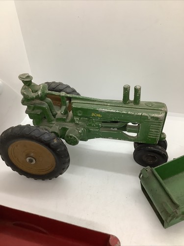 VINTAGE 1950's SLIK FARM IMPLEMENTS LANSING IOWA TRACTOR JOHN DEERE SET OF FOUR - Picture 5 of 16