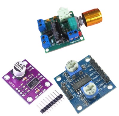 PAM8406 MCU8406 Digital Class D Power Amplifier Stereo Audio Development Board