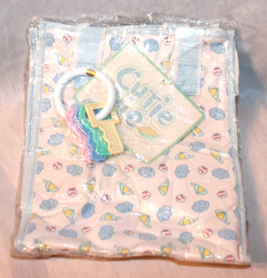 NEW WITH TAG VINTAGE CUTIE PIE  MINI  DIAPER BAG   10'' X 11''