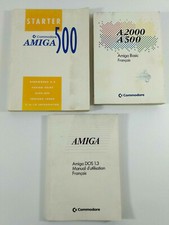 Commodore Amiga Set of 3 Manual Guide VF Quick Shipping and Tracking