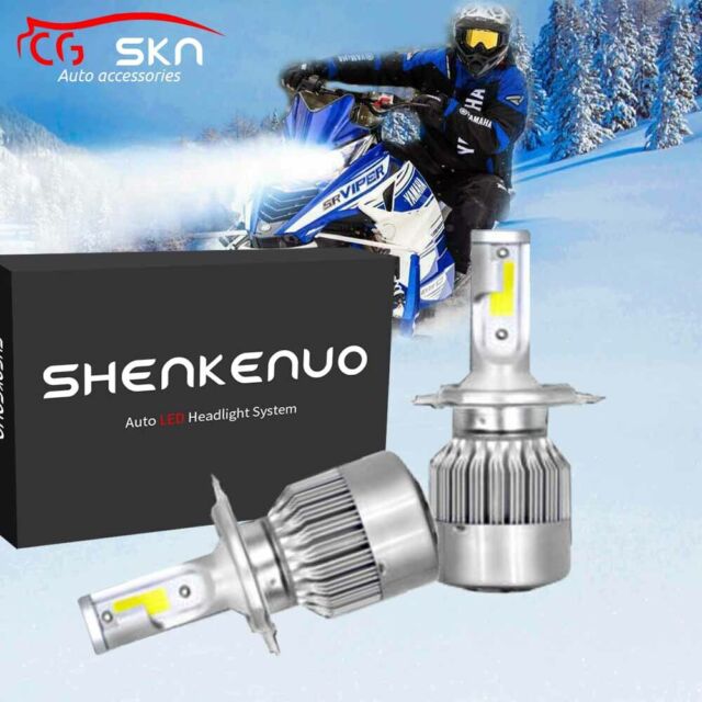 For Ski Doo MXZ Gen 4 850 600 2017-2018 High Power LED Headlight Bulbs White COB | eBay Led Headlights For Ski Doo Gen 4
