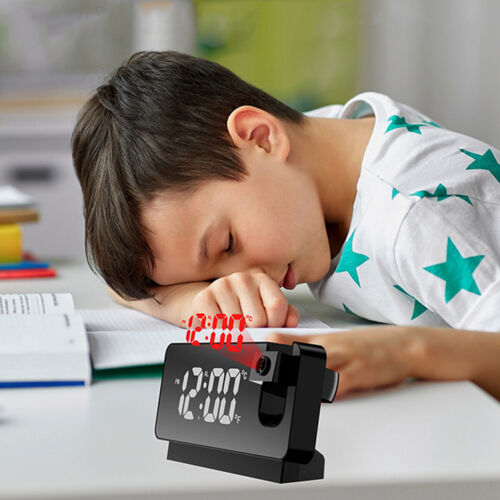 Smart Alarm Clock Digital Projector LCD Display Temperature Time Projection☢ .t - Picture 8 of 16