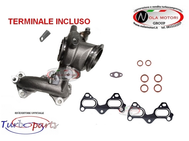 KIT COLLETTORE SCARICO E GUARNIZIONI FIAT 500 PANDA PUNTO TWINAIR